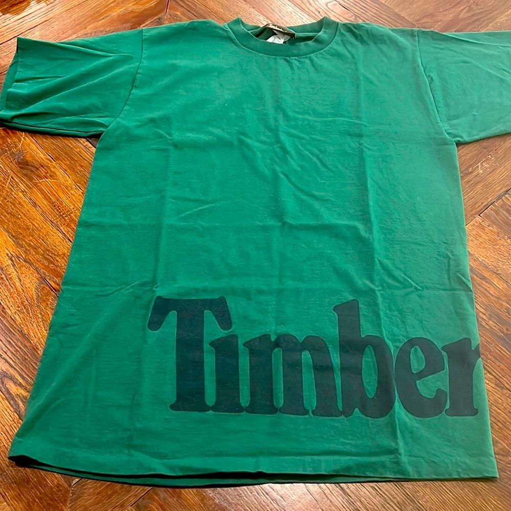 Vintage 90s Timberland T-shirt wrap around graphic